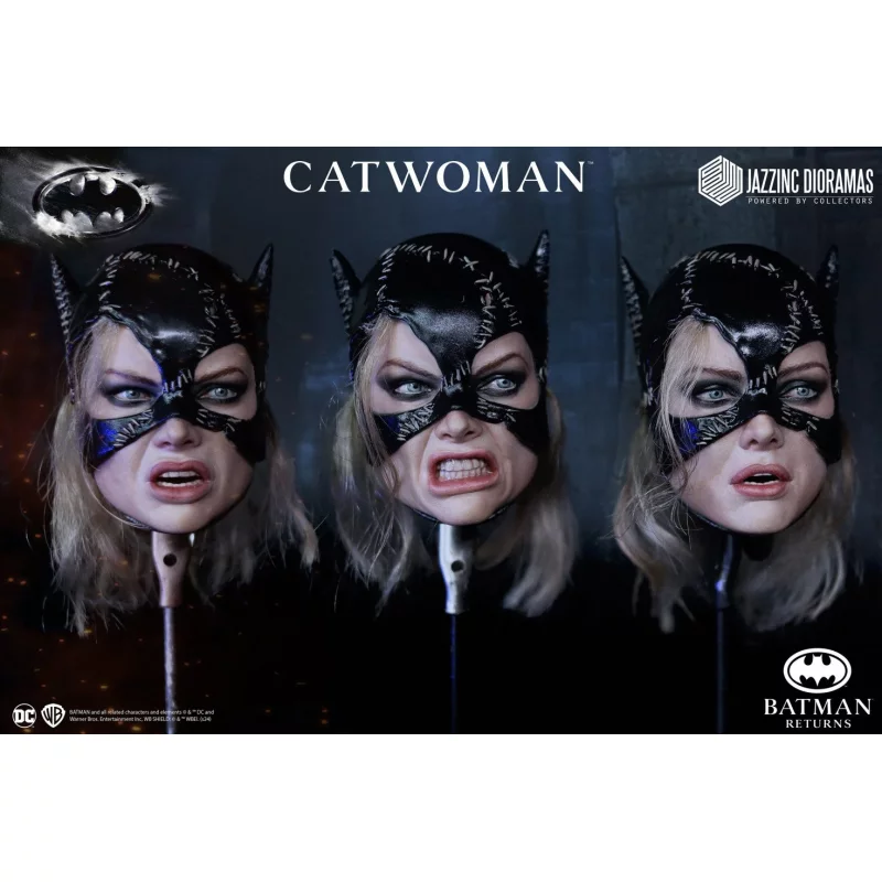 Batman Returns 1992 Pack de 2 Collectible Action Figurines 1/6 Catwoman Deluxe Version