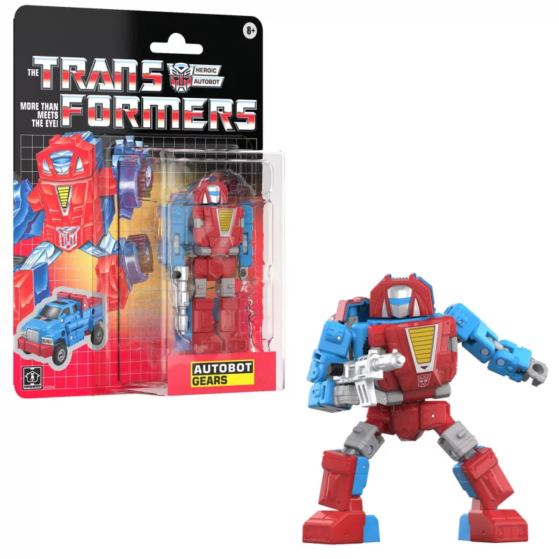 Transformers Action Figure Retro G1 Autobot Gears 13cm
