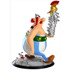 Asterix Figure Obelix Stack of Helmets and Idéfix 21cm