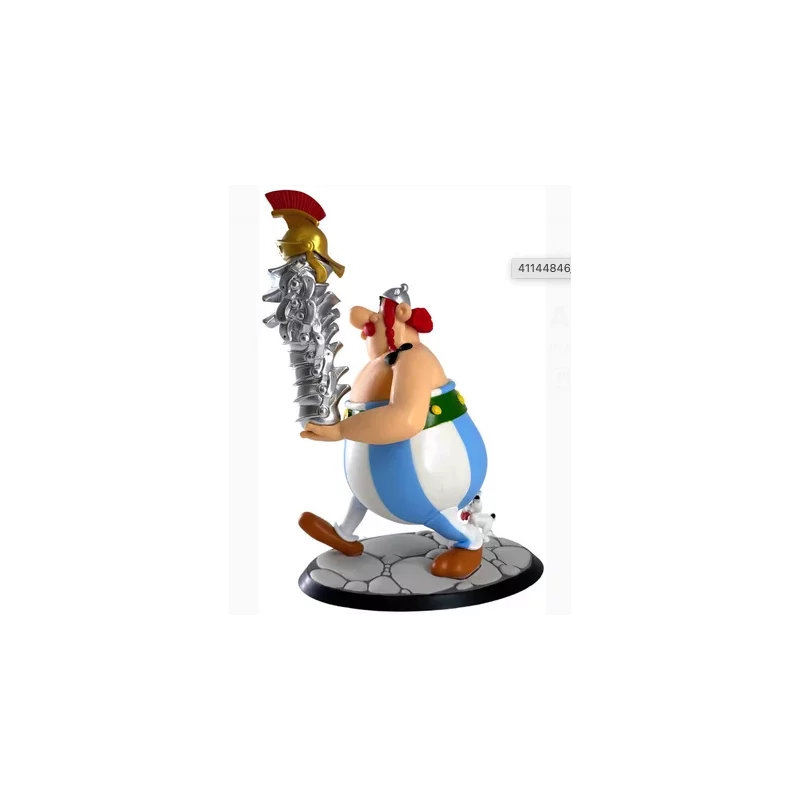 Asterix Figure Obelix Stack of Helmets and Idéfix 21cm