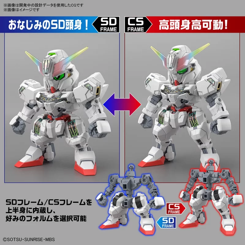 SD Gundam Maquette Cross Silhouette Gundam Calibarn