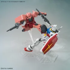 Gundam Clear Action Base 4 Pack de 3 Socles Transparents pour Maquettes