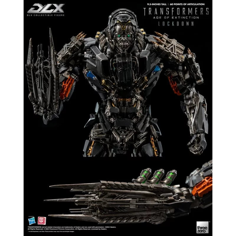 Transformers Age of Extinction Action Figure 1/6 DLX Lockdown 24cm