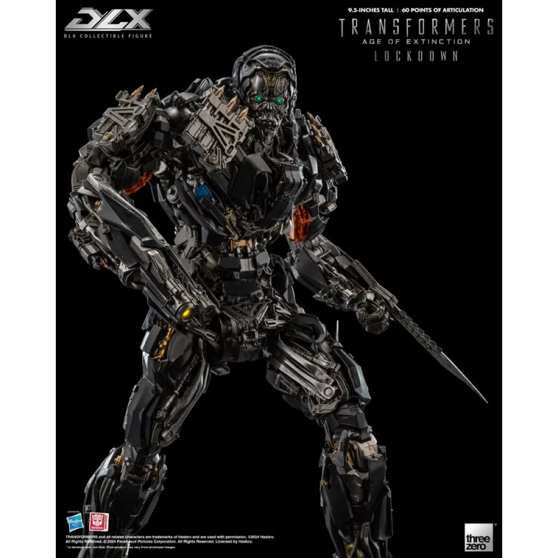 Transformers Age of Extinction Action Figure 1/6 DLX Lockdown 24cm