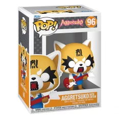 Sanrio POP! Television Aggretsuko w/Guitar Figure 10cm N°96