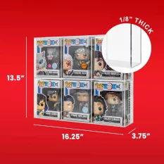Evoretro Vitrine 6 slots acrylic display case for Funko Pop