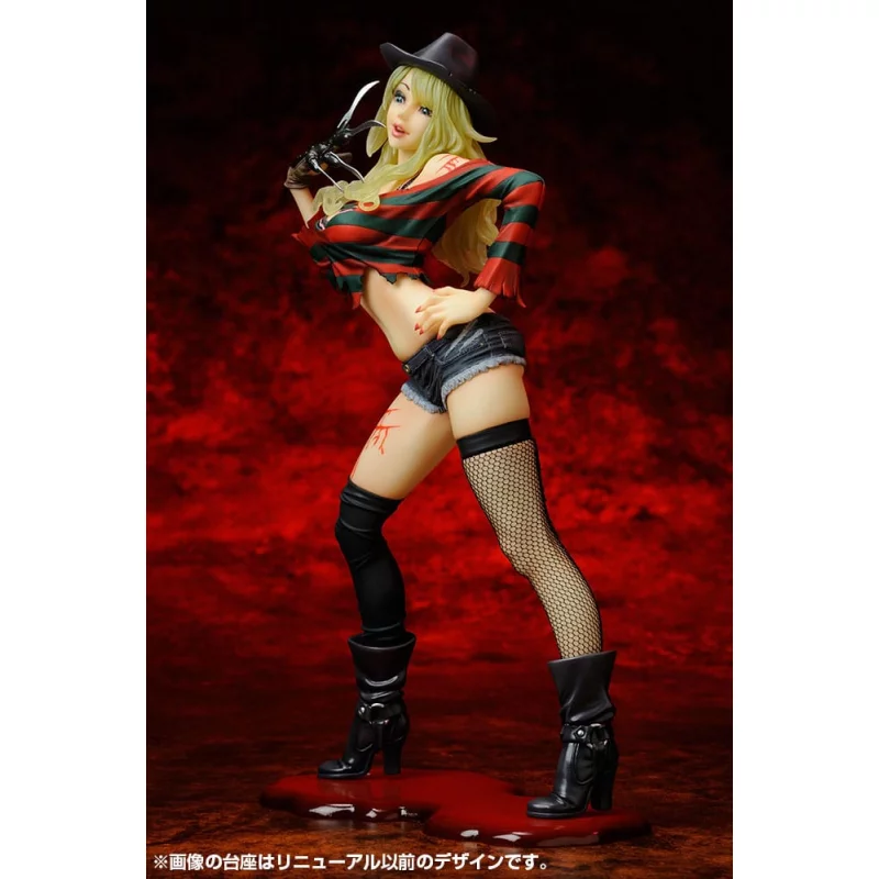 Freddy vs. Jason Freddy Krueger Bishoujo 2nd Edition 1/7 PVC Statue 18cm (Boite endommagée)