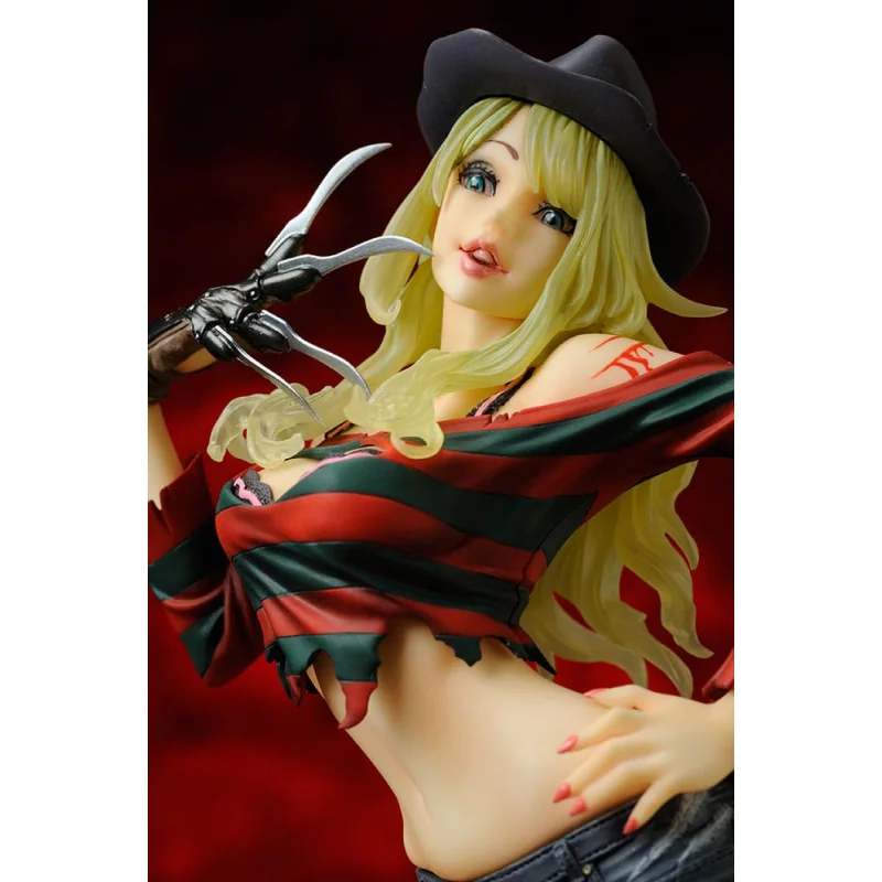 Freddy vs. Jason Freddy Krueger Bishoujo 2nd Edition 1/7 PVC Statue 18cm (Boite endommagée)