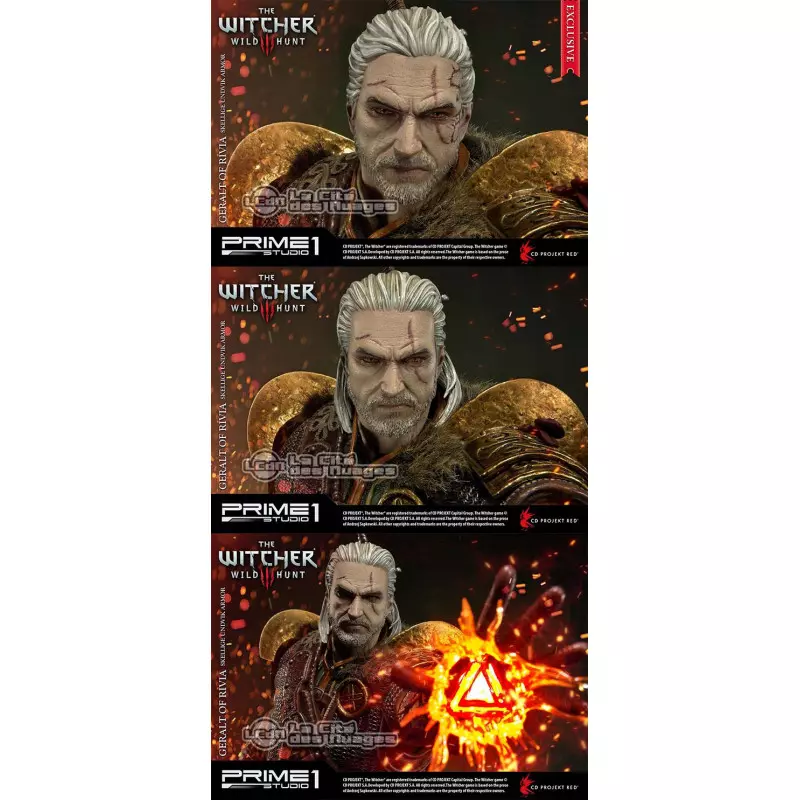 Witcher 3 Wild Hunt Statue 1/4 Geralt of Rivia Skellige Undvik Armor Exclusive Version 58cm (Displayed)