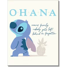 Stitch Ohana Tin Sign...