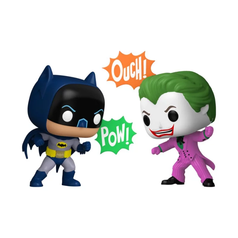 DC Heroes POP! 2-Pack Batman &amp; The Joker 1966 Exclusive Figure 10cm