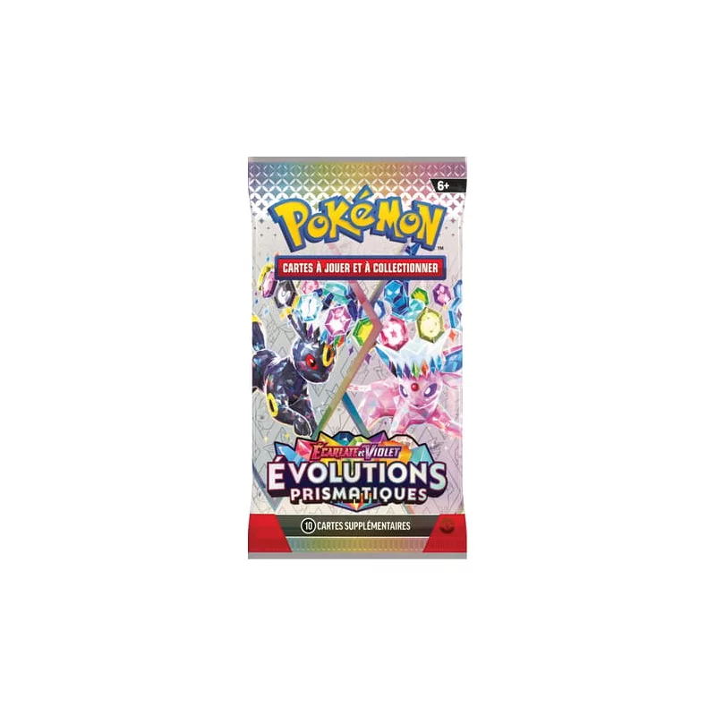 Pokémon TCG EV 8.5 Écarlate et Violet Evolutions Prismatiques Boîte Bundle de 6 boosters *FRENCH*