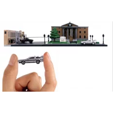 Back to the Future Hill Valley Courthouse Clock Tower Nano Scene Display Diorama