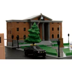 Back to the Future Hill Valley Courthouse Clock Tower Nano Scene Display Diorama