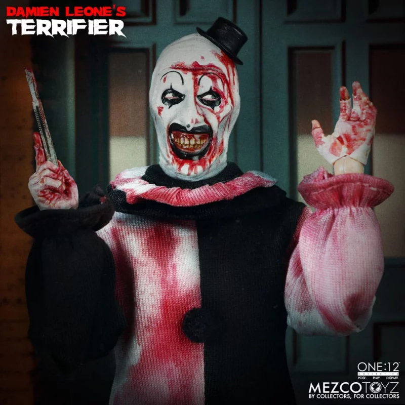 Terrifier Action Figure 1/12 scale Art the Clown Deluxe Edition 17cm