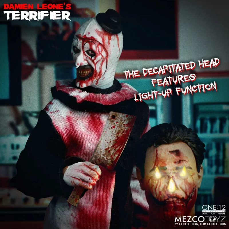 Terrifier Action Figure 1/12 scale Art the Clown Deluxe Edition 17cm