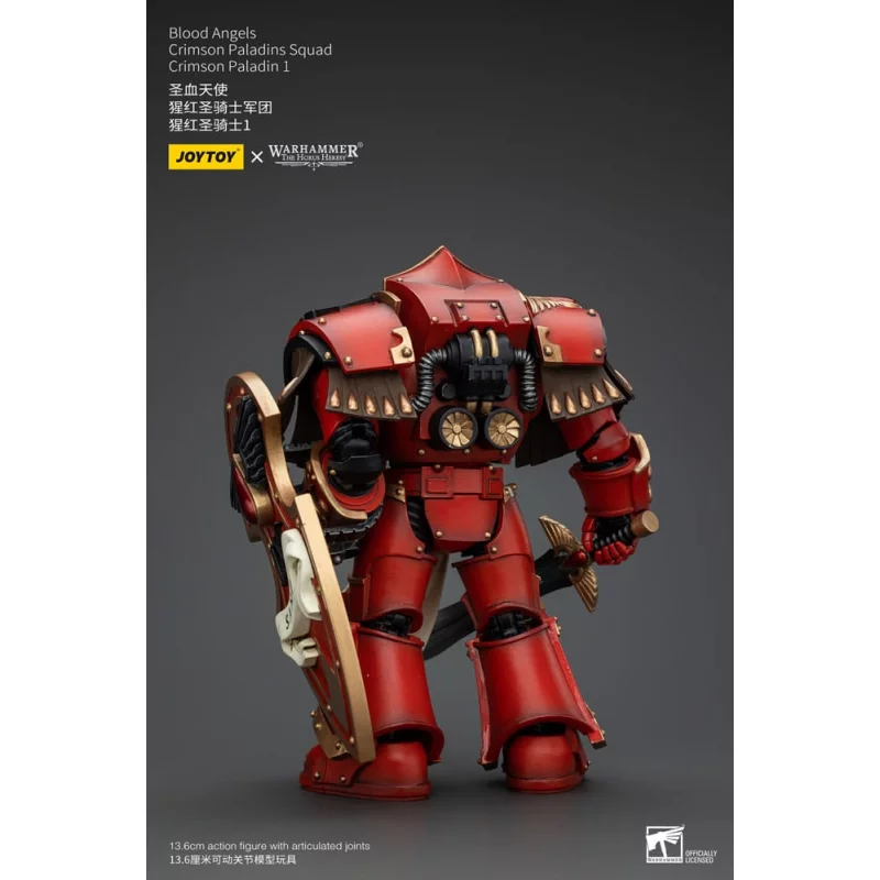 Warhammer The Horus Heresy Action Figure 1/18 Blood Angels Crimson Paladins Squad Crimson Paladin 1 14cm