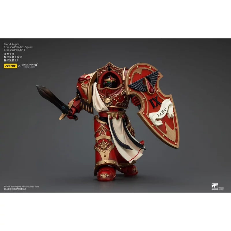 Warhammer The Horus Heresy Action Figure 1/18 Blood Angels Crimson Paladins Squad Crimson Paladin 1 14cm
