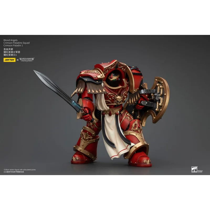 Warhammer The Horus Heresy Action Figure 1/18 Blood Angels Crimson Paladins Squad Crimson Paladin 1 14cm