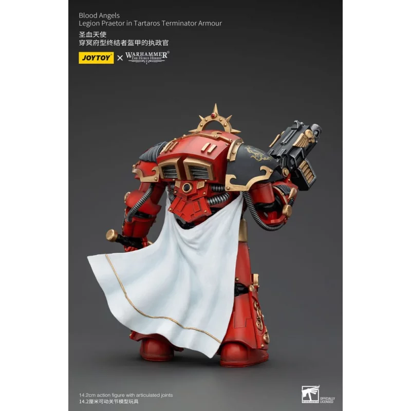 Warhammer The Horus Heresy Action Figurine 1/18 Blood Angels Legion Praetor in Tartaros Terminator Armour 14cm