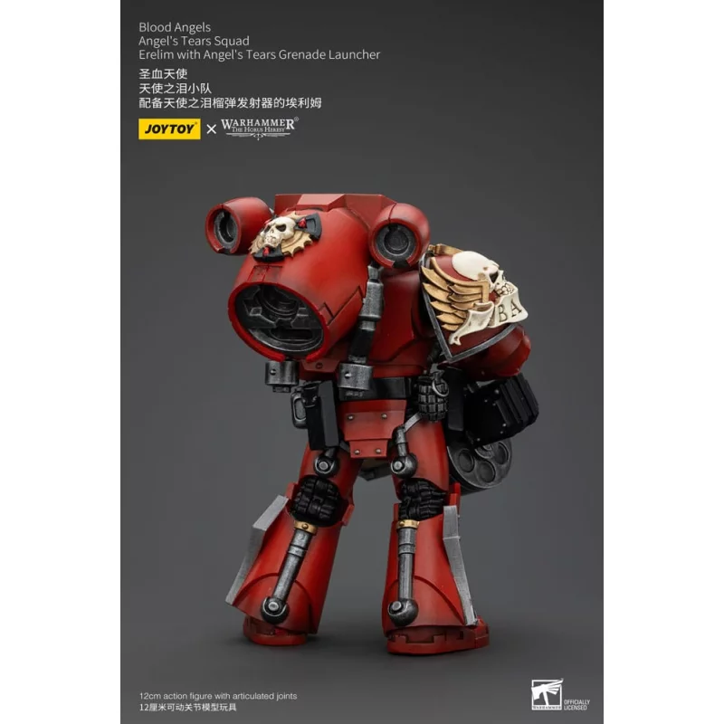 Warhammer The Horus Heresy Action Figurine 1/18 Blood Angels Angel&#039;s Tears Arch-Erelim Angel&#039;s Tears Grenade Launcher 12cm