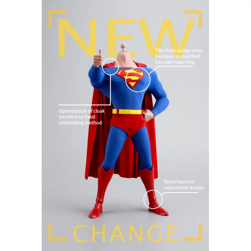 Clothing Set &amp; Body 1/6 Body of Superhero S-HERO P02A