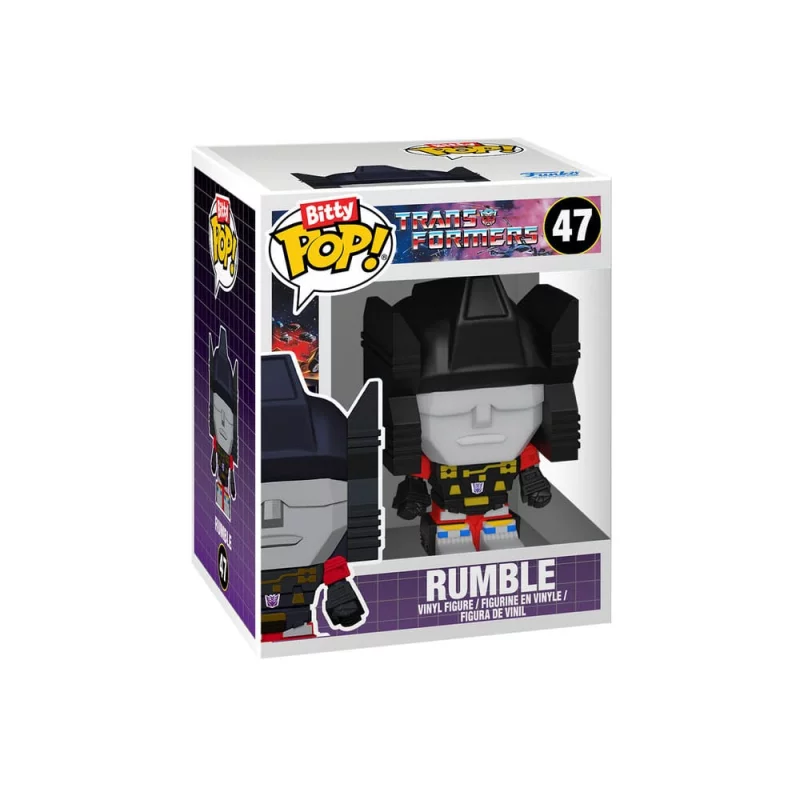 Transformers Bitty Pop! Figure Soundwave with Rumble 2,5cm