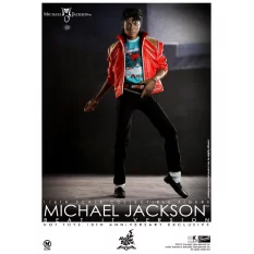 Hot Toys Michael Jackson Beat It ver. 12" 30cm Collectible Figure (Hot Toys 10th Anniversary Exclusive) (Displayed)