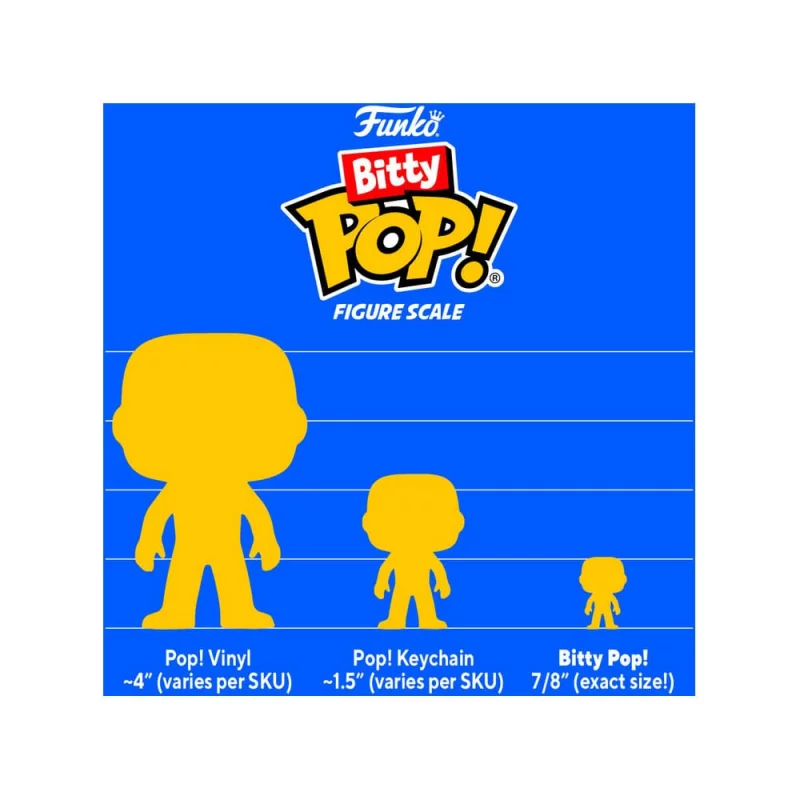 Harry Potter and the Goblet of Fire Pack of 4 Bitty Pop! Hagrid 2cm