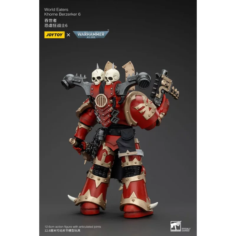 Warhammer 40K Action Figurine 1/18 World Eaters Khorne Berzerker 6 13cm