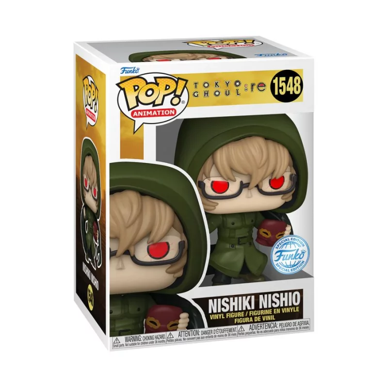 Tokyo Ghoul POP! Animation Nishiki Nishio Figurine 10cm N°1548