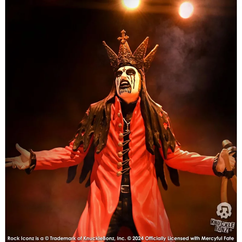 Mercyful Fate Statue Rock Iconz King Diamond III (Red Version) 22cm