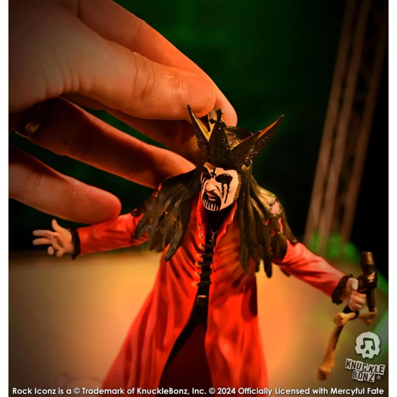 Mercyful Fate Statue Rock Iconz King Diamond III (Red Version) 22cm