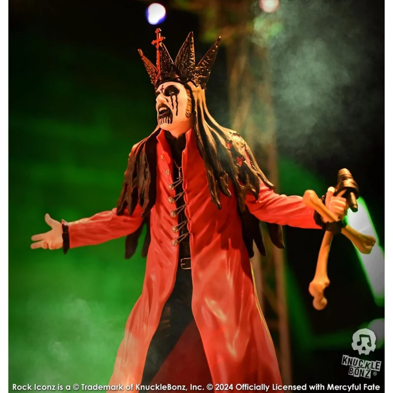 Mercyful Fate Statue Rock Iconz King Diamond III (Red Version) 22cm