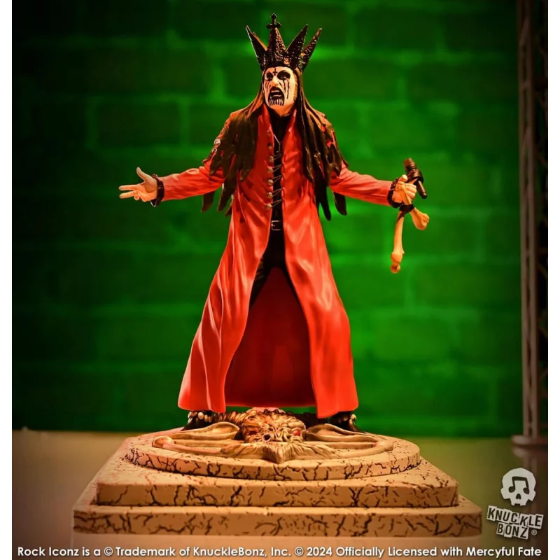 Mercyful Fate Statue Rock Iconz King Diamond III (Red Version) 22cm
