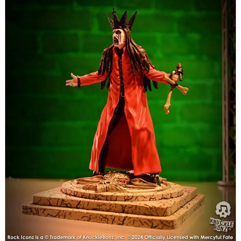 Mercyful Fate Statue Rock Iconz King Diamond III (Red Version) 22cm
