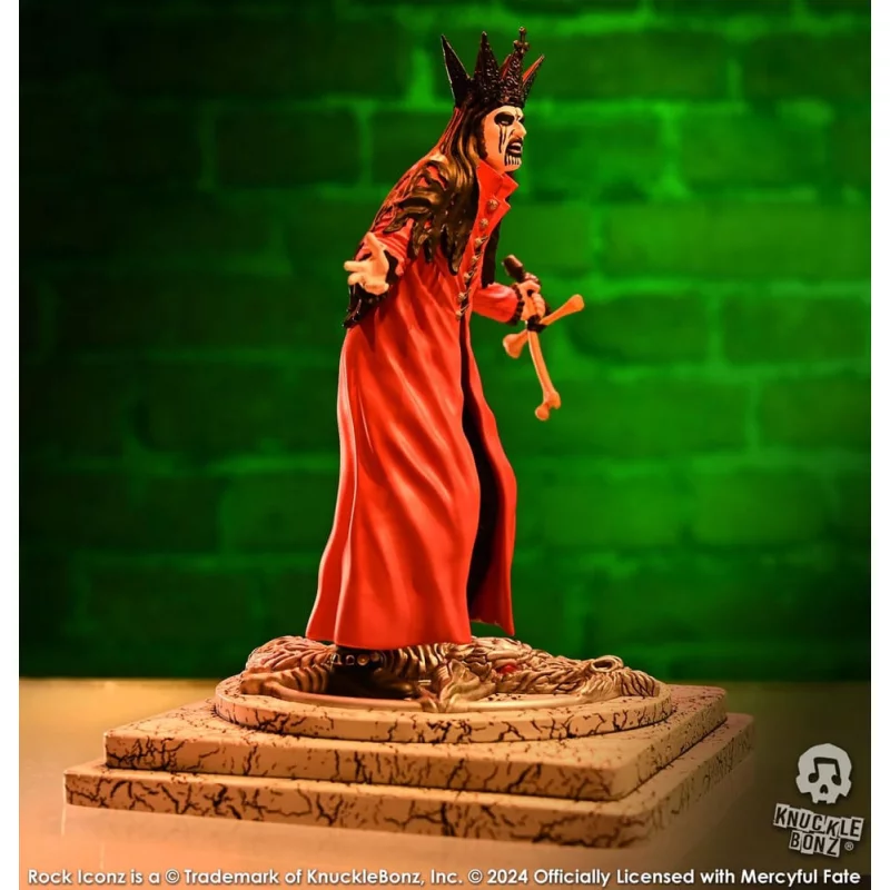 Mercyful Fate Statue Rock Iconz King Diamond III (Red Version) 22cm