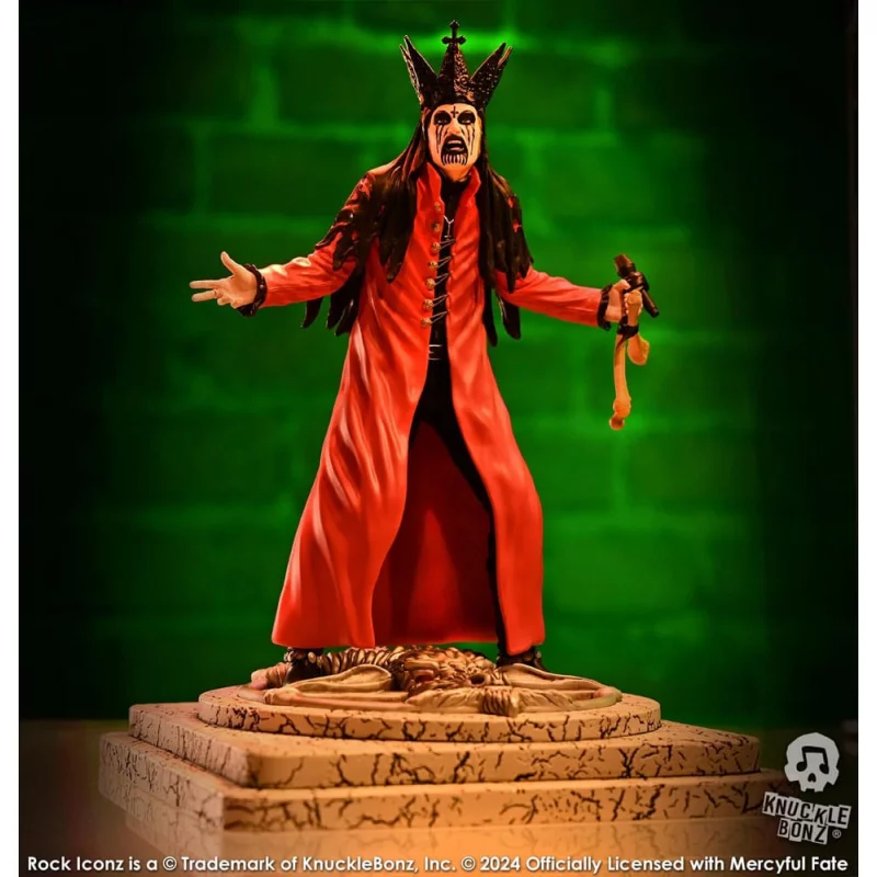 Mercyful Fate Statue Rock Iconz King Diamond III (Red Version) 22cm