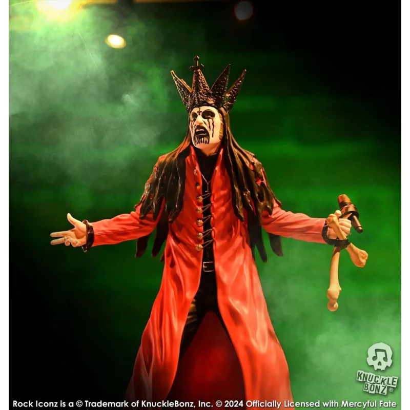 Mercyful Fate Statue Rock Iconz King Diamond III (Red Version) 22cm