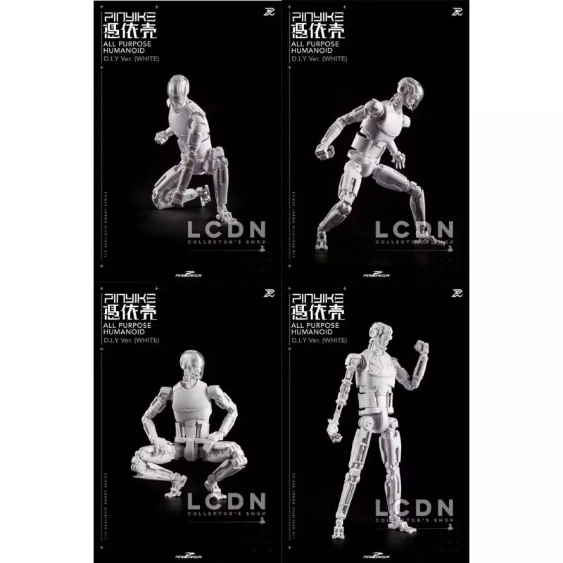 Realistic Robot Series All Purpose Humanoid Robotic Nude Body Pinyike DIY Version Blanche 1/6 Figurine 31.5cm PewPewGun