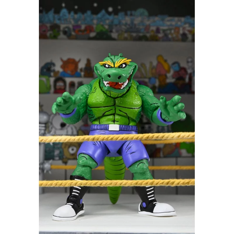 Tortues Ninja (Archie Comics) Action Figurine Stump Wrestling Leatherhead 18cm