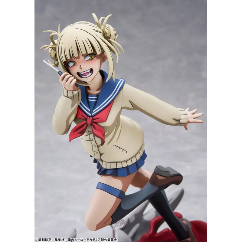 Figurine Personnage Anime Modèle PVC 16cm Toga YLEAFUN Anime MHA Toga Himiko Figurine En PVC De 10 Cm Figurine Himiko Toga Uraraka Ochako Modèle Assis Statue De Collection Décoration De Bureau Statue