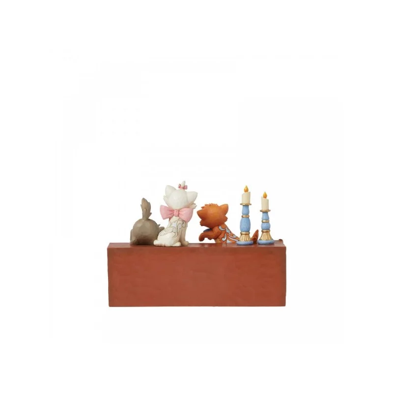 Disney Traditions Figure Paws at Play (Aristocats Kittens on Piano Figurine) 12cm