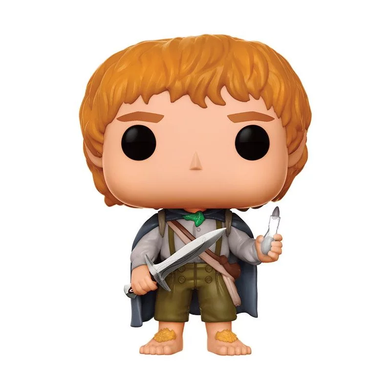 Le Seigneur des Anneaux (Lord of the Rings) POP! Movies Samsagace Gamegie (Samwise Gamgee) Vinyle Figurine 10cm GITD N°445