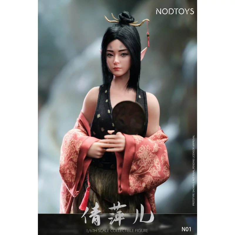 Fox Fairy Qianping&#039;er Silicone Collectible Action Figurine 1/6 NODTOYS