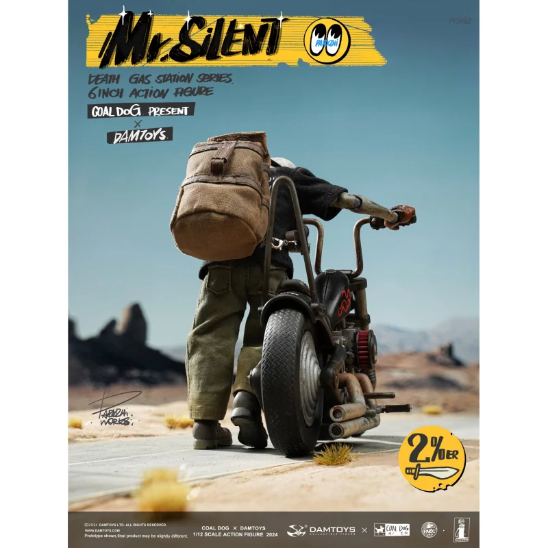Death Gas Station Series Mr. Silent PES040 Basic Coaldog x DAMTOYS