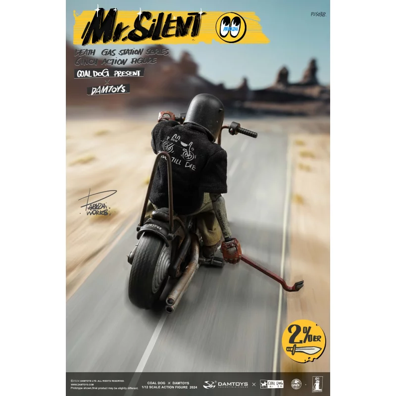 Death Gas Station Series Mr. Silent PES040 Basic Coaldog x DAMTOYS