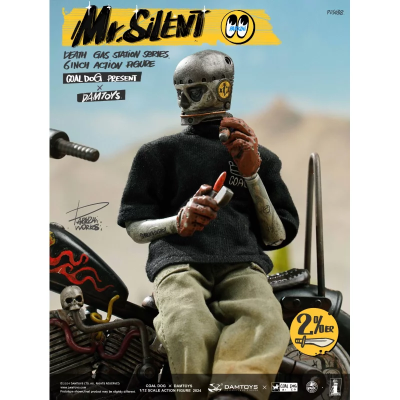 Death Gas Station Series Mr. Silent PES040 Basic Coaldog x DAMTOYS