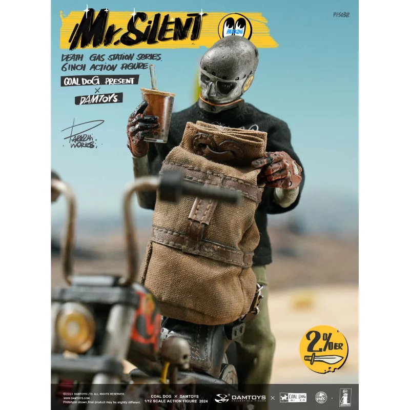Death Gas Station Series Mr. Silent PES040 Basic Coaldog x DAMTOYS