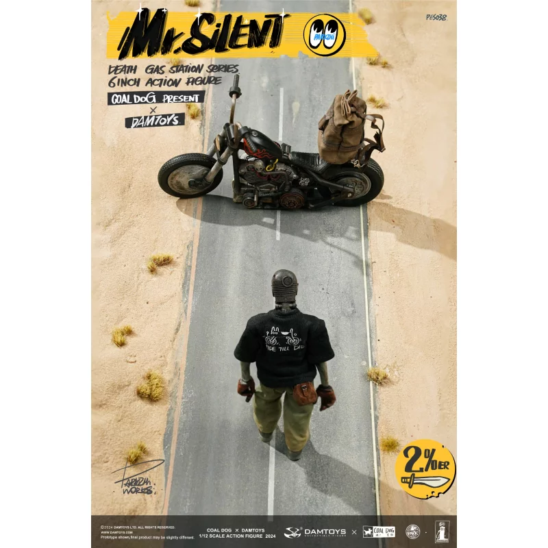 Death Gas Station Series Mr. Silent PES040 Basic Coaldog x DAMTOYS